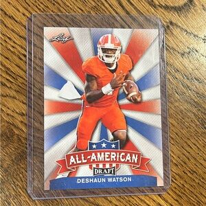Deshaun Watson Leaf All-American Draft Football Card
